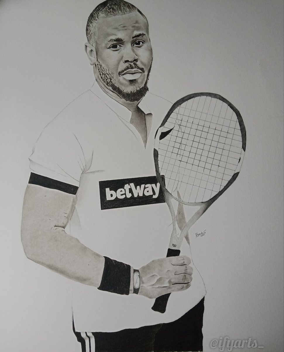 Finally, we have an entry from  @OfficiaLIfyartsA drawing of  #BBOzo as a tennis playerWhat say you? Look below to vote #BETWAYFYI  #BBNaija