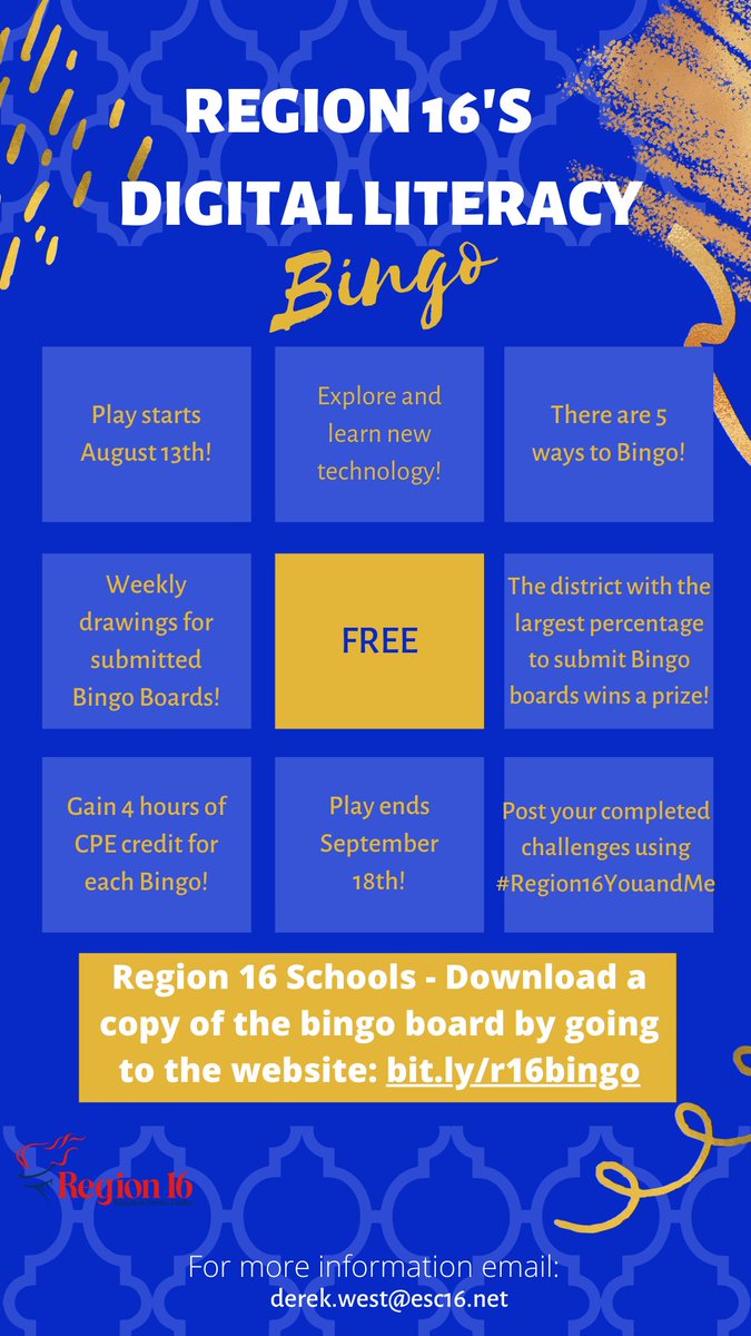 Region 16 Instructional Support tweet media