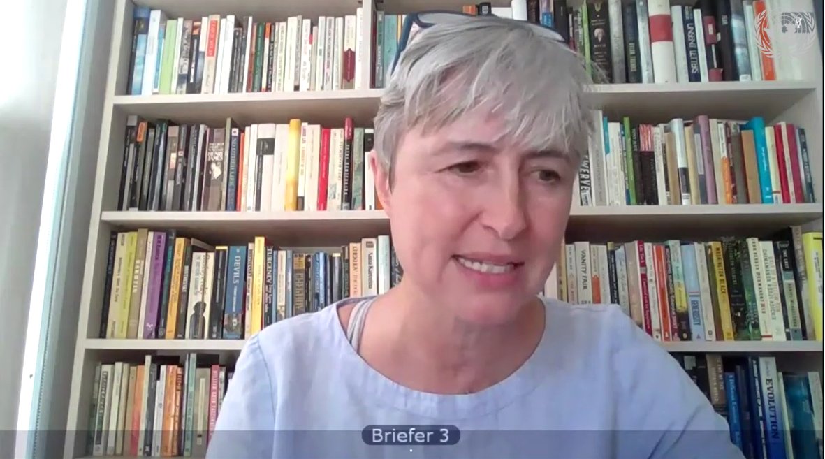 “In effect," says  @sarah_cliffe, "people have been brutally reminded what we have governments, and international cooperation for—that without them, there are some forms of crisis that cannot be solved."