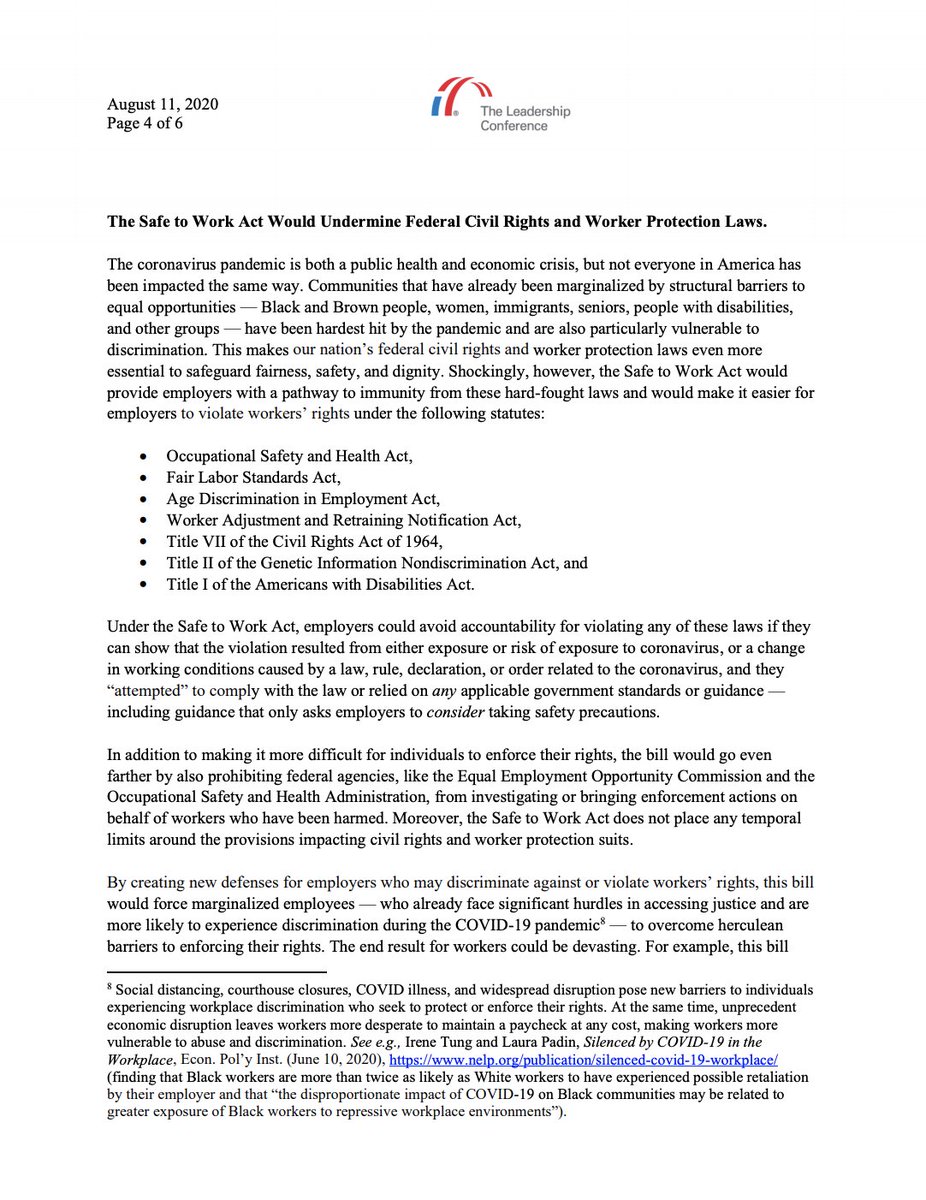 Screenshot of page 4 of the letter. The full text is available at the link in the original tweet.