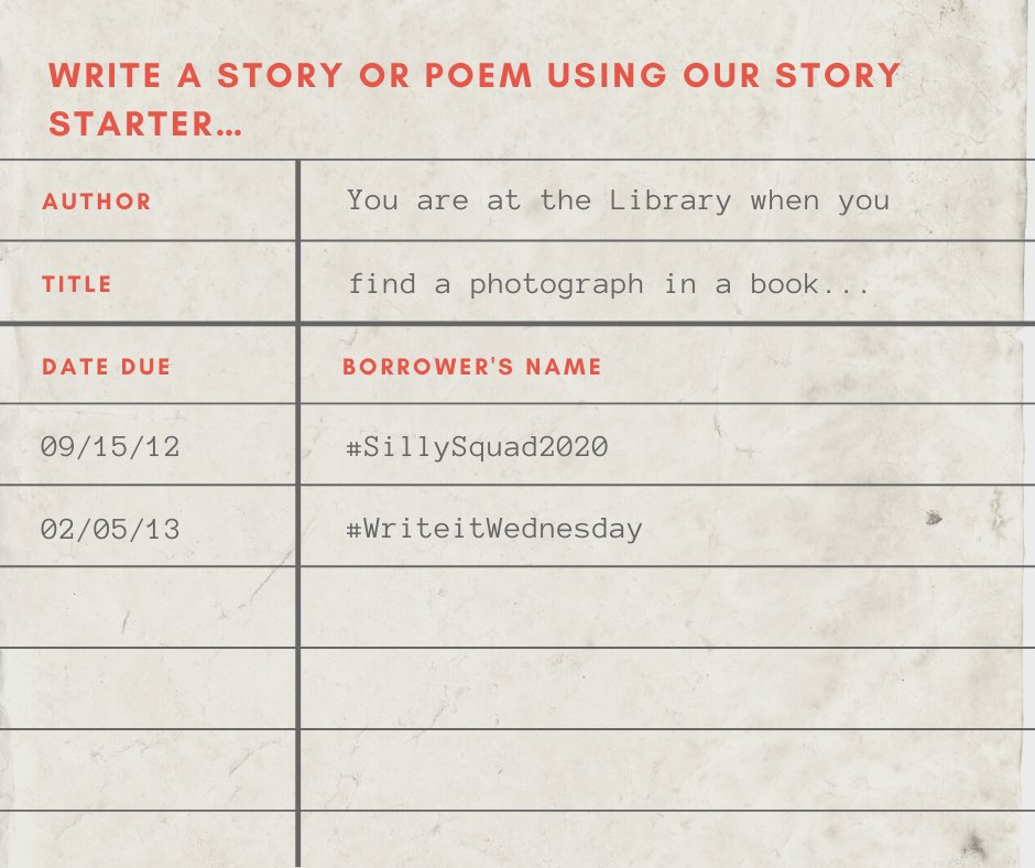 Discovermore's tweet photo. Do you love writing? Use our writing challenges and prompts every week throughout the summer to get your pens moving and your fingers tapping!!! You can make it funny, scary, fact or fiction but we’d love you to share it with us!
#SillySquad2020 #WriteitWednesday https://t.co/xez3aMnBE9