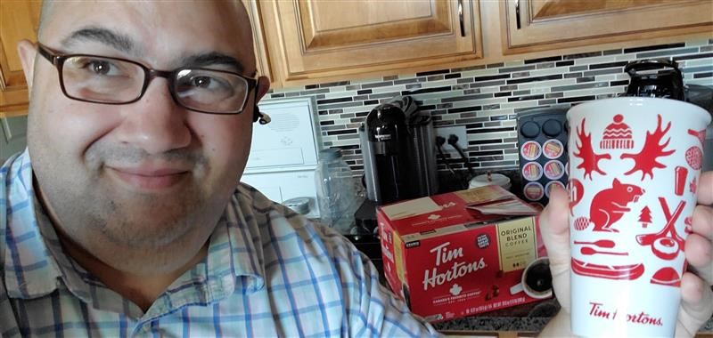 You can take the boy out of Canada, but you can’t take the Canadian out of the boy!  Chris Crawley, National Sales Director for CLEARVIEW, showing his customer support all the way from Chicago.  Tim Hortons #TimsCampDay #supportingcustomers timscamps.com
