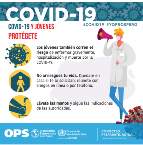 Quedarte en casa, lavarte las manos con agua y jabón, usar mascarilla, son cosas que puedes hacer  para protegerte a y a tu seres queridos también de la #COVID19. 

#IYD2020 #YoProspero #SaludJoven