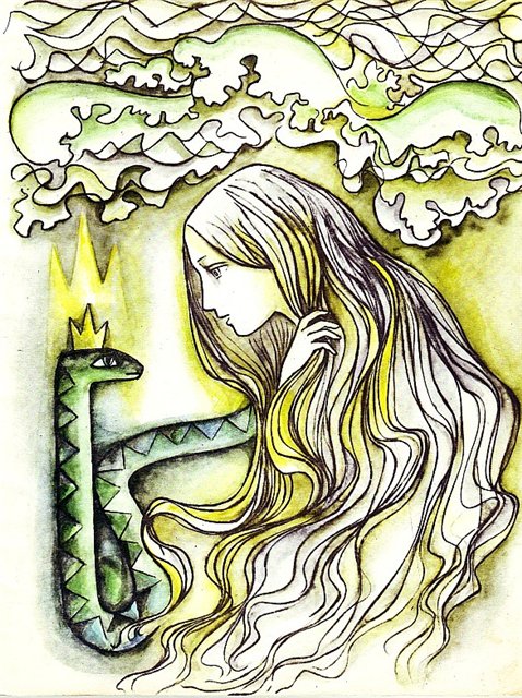 Winter symbolizes the state of being dead or & #39;& #39;unborn& #39;& #39;, the Snake King& #39;s (& the samodyvi& #39;s) return in Spring is the ancestor& #39;s return/reincarnation - the everlasting cycle of rebirth is everywhere, in Nature & within us.