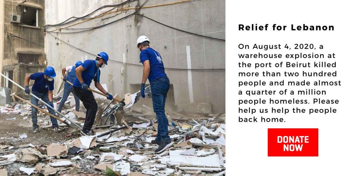 FreshLevant's tweet photo. Please help us help the people back home. All money donated here will be sent through secure channels directly to provide relief to the people of Lebanon. Your gift will help us feed and rebuild the homes of displaced families.
You can donate here: https://t.co/xgtZter0WM https://t.co/0mwDGSaxOI