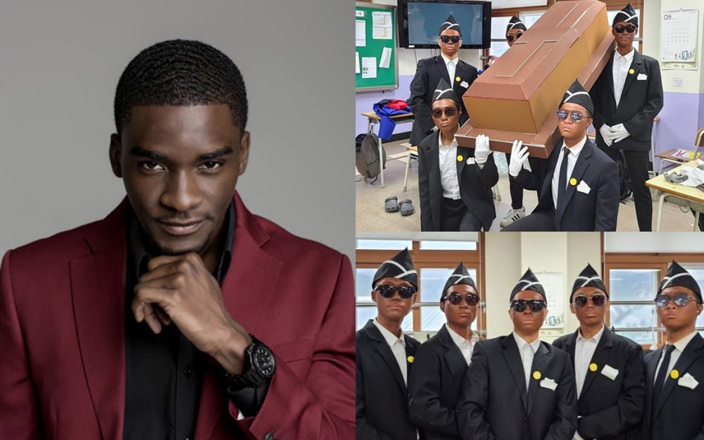 elosinbackup's tweet photo. Dear #koreaboos explain why #samokyere gets backlashed for speaking up on #blackface and #racism in #korea yet use the video of him in a contest making funny faces to win out of context will use the stillsjot and take down the original video https://t.co/vpPmBgniBF