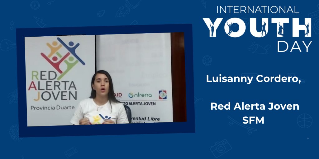 Entrena_DR's tweet photo. Gracias a que fui beneficiada con una beca, a través del proyecto de la USAID Alerta Joven y el Ministerio de la Juventud, pude cumplir mis sueños de estudiar Medicina.
#EntrenaDR #AlertaJoven #USAIDRD #InternationalYouthDay #DíaInternacionaldelaJuventud #RedAlertaJoven #YouthDay https://t.co/yl2sjwU3Ea