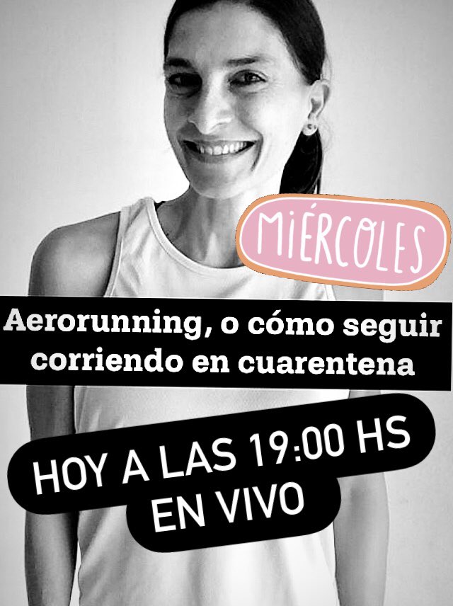 CarolinaRossiOk's tweet photo. ¡Hoy se entrena y se estrena horario! Los espero a las 19:00 hs en vivo con #Aerorunning & mucho power. Para todos y todas, pares impares 🏃♀️🏃🏾🦈🦈💥💥 #Tiburones https://t.co/wZwOrVec5e