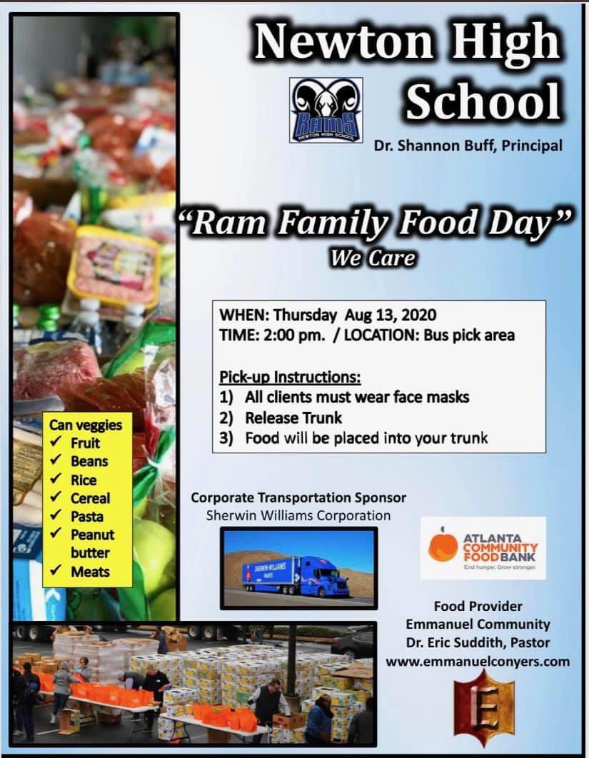 Free food ,fruits, vegetables, and meat. Just drive up and pop your trunk!💙💙