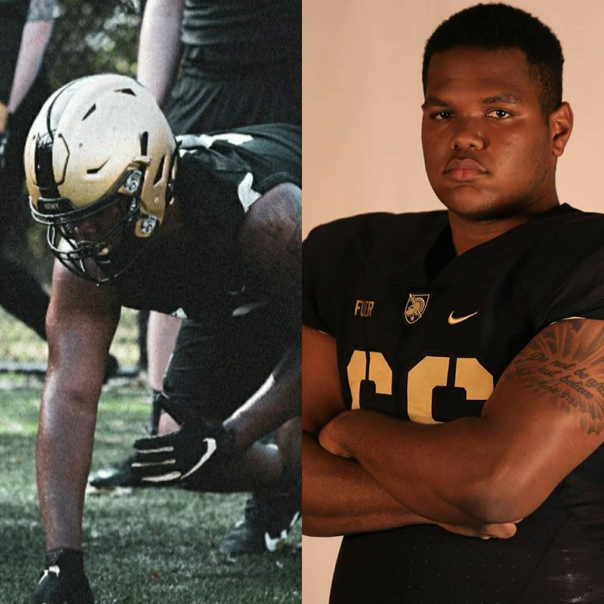ctkfootball's tweet photo. Royals alum class of 2019 @Darryl_Fuller72 is ready for year 2 with @ArmyWP_Football #CTKFootball #CkAllDay #Royals4Life #LionHearted #WeAreCK #RoyalsNation #GoArmy https://t.co/Nca3XedbTr