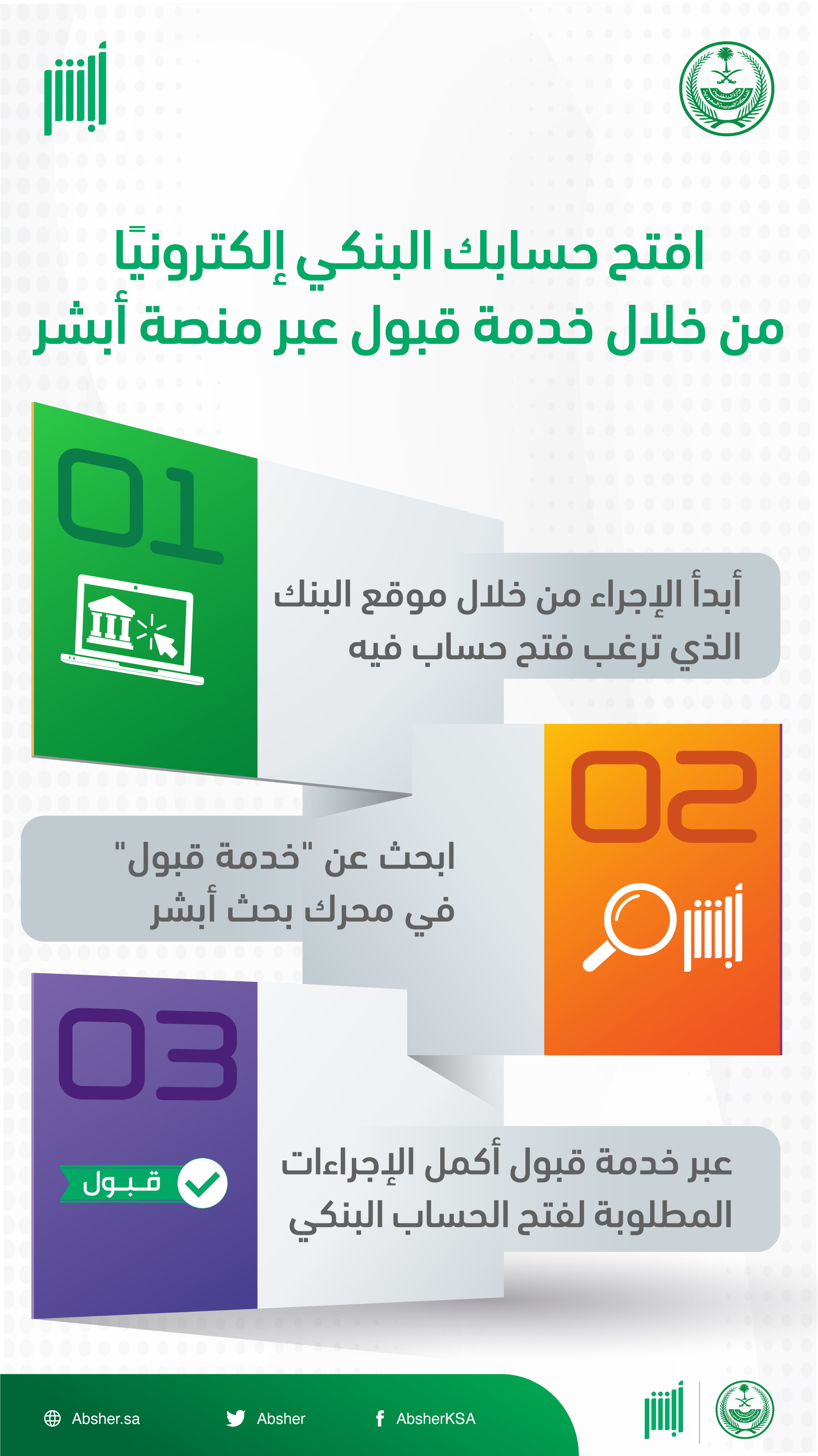 خدمة قبول من خلال أبشر