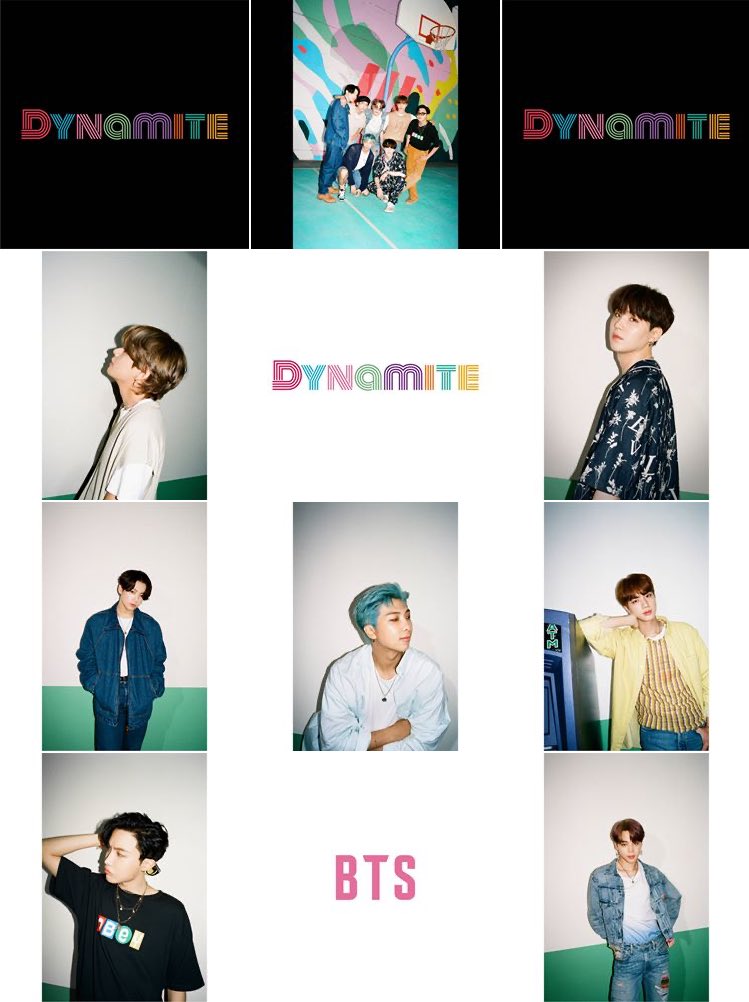 Bts Dynamite Teaser Photos Feature New Hair Colors Retro Nostalgia Teen Vogue
