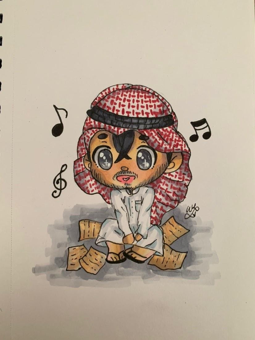 شكرا للرسامة ود خالد على هذه الرسمه الجميله
#رسم