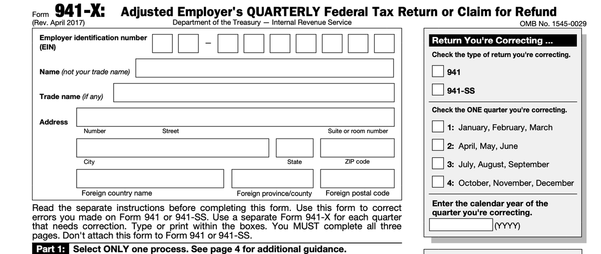 taxbandits's tweet photo. The IRS released a draft of the correction #Form941X. Here is what you need to know about the revised draft Form 941-X.

https://t.co/SAfIqWUFhY https://t.co/ckvWJSNTpF