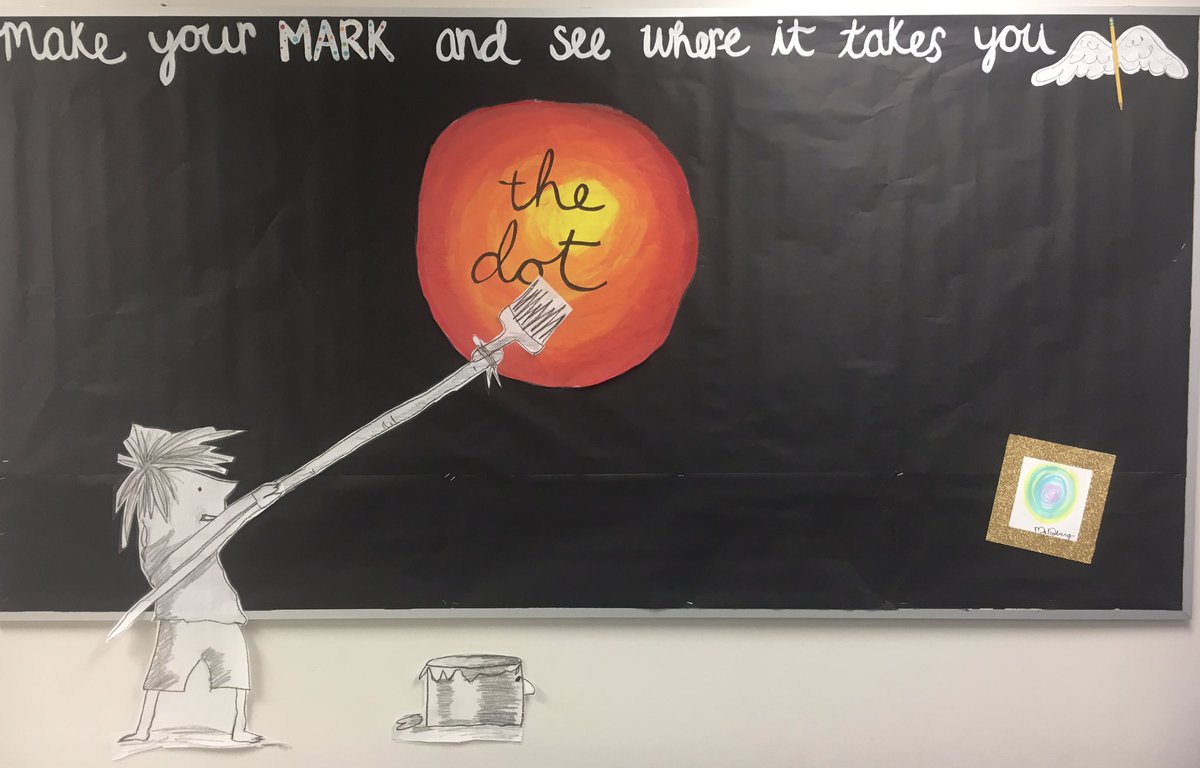 mrs_colemanHVES's tweet photo. Ready to #makemymark on this school year and more importantly, see my 2nd graders make theirs! #thedot @AngelOakElem #angeloakes https://t.co/U2FZSGWQo4