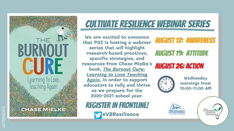 growgritgrace's tweet photo. 💖Greatly enjoyed 1st of 3 @pgivbcps webinars about cultivating #VBResilience for ourselves, our Ss, &amp; our colleagues. @Sansone39 &amp; @ChelyseMiller were fabulous facilitators, I loved seeing other familiar faces finally meeting @amwetmore, and soaking up super ideas for this SY!🙌 https://t.co/htqZQgZKPQ