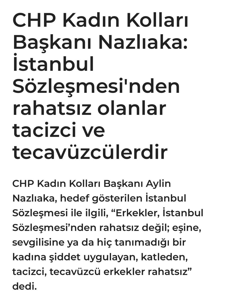 umutmurare's tweet photo. #İstanbulSözleşmesi’ne karşı muhalif görüş belirten herkese "tacizci ve tecavüzcüdür" diyerek, toplumun bir kesimini diğer kesimi aleyhine kin ve düşmanlığa alenen tahrik eden CHP KKB @AylinNazliaka hakkında avukatım @orucyasin aracılığı ile suç duyurusunda bulunuyorum. https://t.co/vfQRRHrrgO
