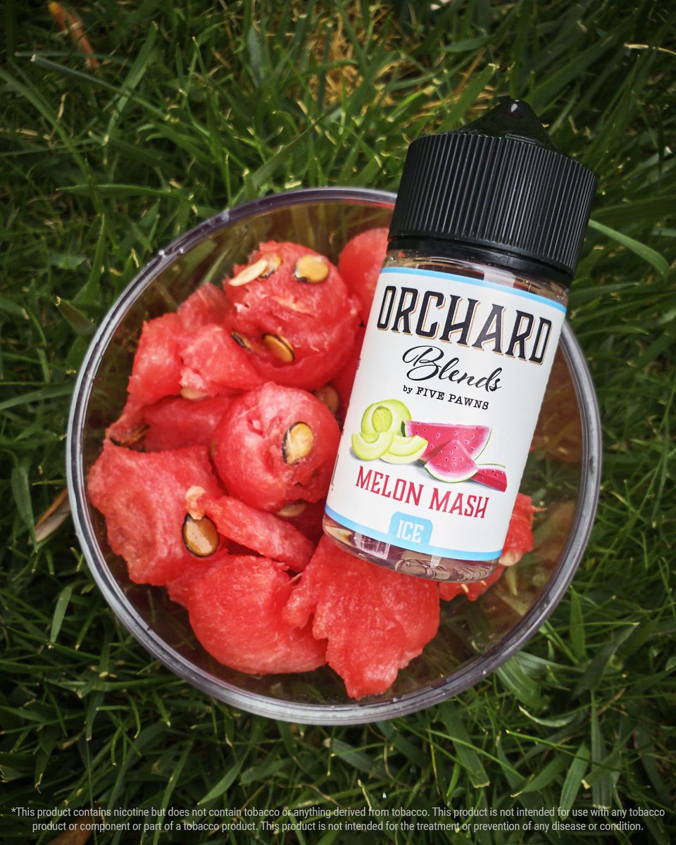 FivePawns's tweet photo. What is your favorite summer treat?
.
.
.
#fivepawns #watermelon #melonmash #honeydew #melon #ice #orchardblends #farmfresh #iced #cool #summer #new #savevape #vape #responsiblemarketing #casaa #vta #sfata #best #smoke #smokefree https://t.co/TDlXiyveCQ