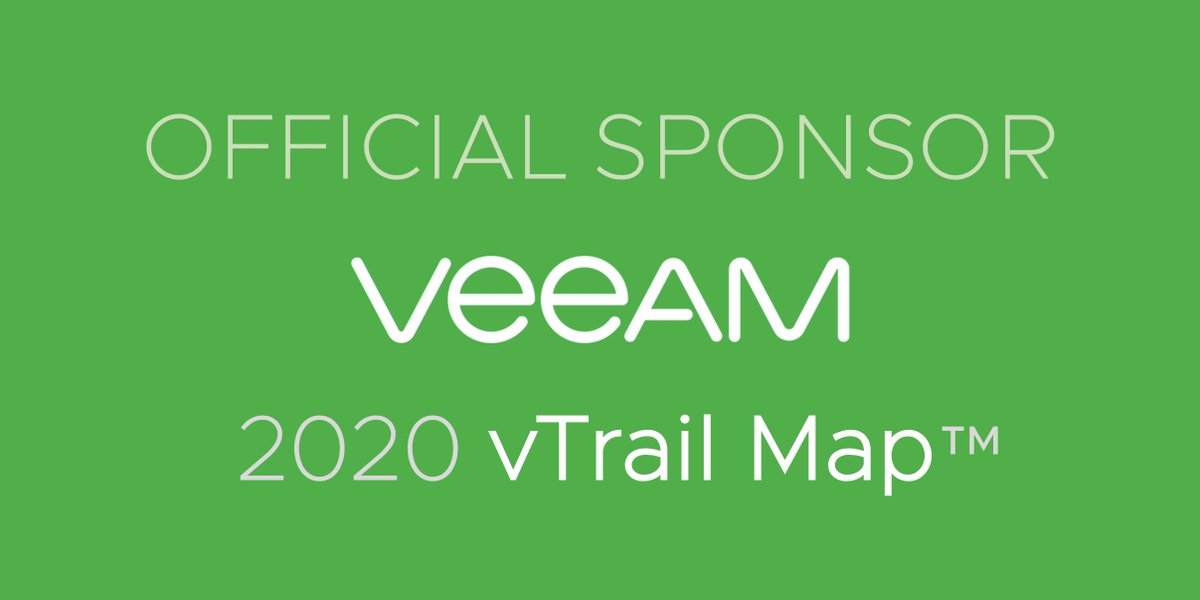 IT'S OFFICIAL! <a href="/Veeam/">Veeam® Software</a> is sponsoring the 2020 virtual #vTrailMap. This year you will see a completely new look and feel for the guide, as the whole thing will be experienced online! Stay tuned for the reveal of what this virtual environment will look like! #vCommunity #VMworld