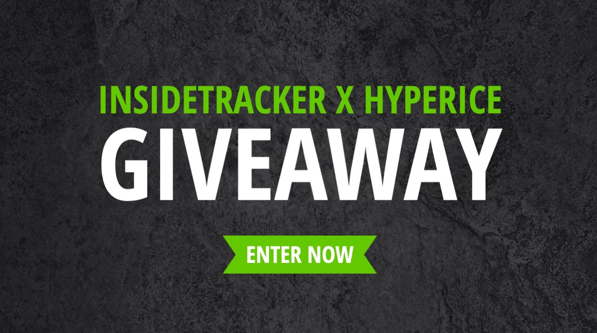 We teamed up with @HypericeUSA , the makers of the Normatec Recovery System (@NTRecovery), to create a prize pack designed to give you the ultimate roadmap to your new PR. 

A +$3,000 value prize package is up for grabs. Enter now:
hubs.ly/H0typ760
#personalizednutrition