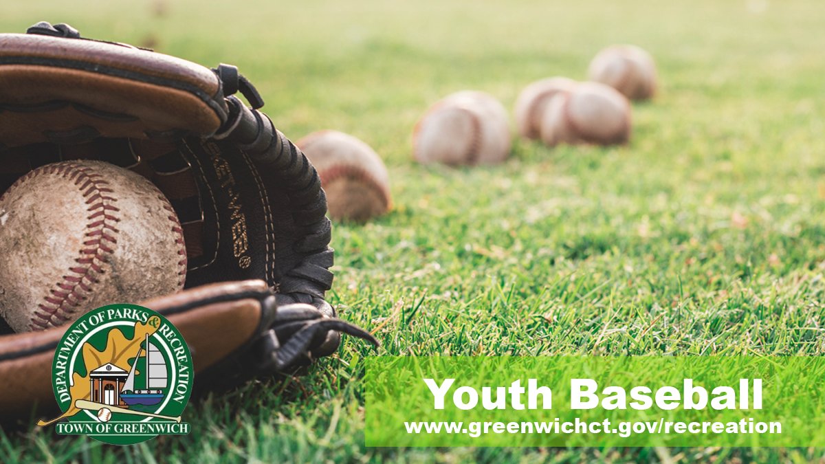 FALL BASEBALL: REGISTER ONLINE 
Boys ages 8-12 can register for Fall Baseball Clinics. Ages 8 &amp; 9 play on Tuesdays at Loughlin Avenue Field; ages 10-12 play on Weds at Emerick Field. Experienced instruction provided over 8 sessions. #greenwichct greenwichct.gov/recreation