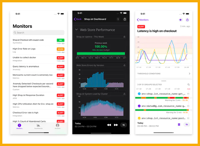 jeffbarr's tweet photo. New from @datadoghq - Incident Management, Mobile App, Security Monitoring (Investigation Dashboard, Threat Intelligence Enrichment), Compliance Monitoring, Continuous Profiler, Synthetic CI/CD Testing, and much more - https://t.co/v4lxYuyDLU https://t.co/34VTQkr5Oy