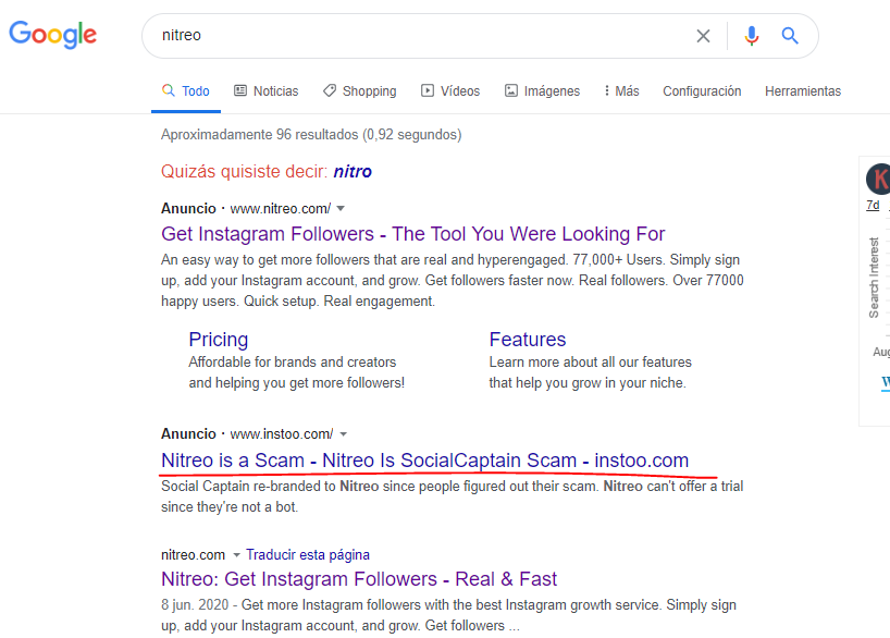 carmenmadrazo_'s tweet photo. Google Ads are starting to get a little bit aggresive 🤔 https://t.co/uQKddzbhef