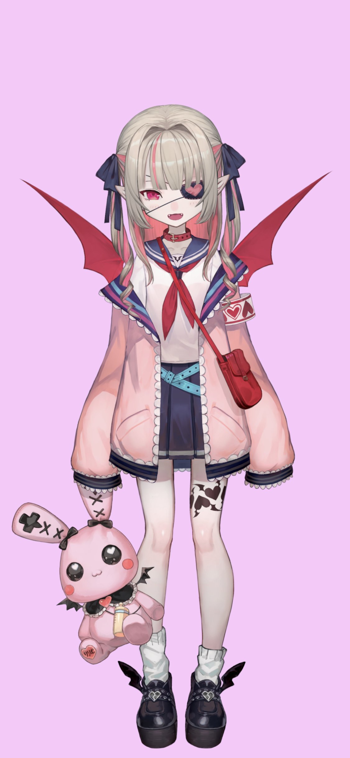 衣装1式+ウィッグ2点 やるせない 魔界ノりりむ