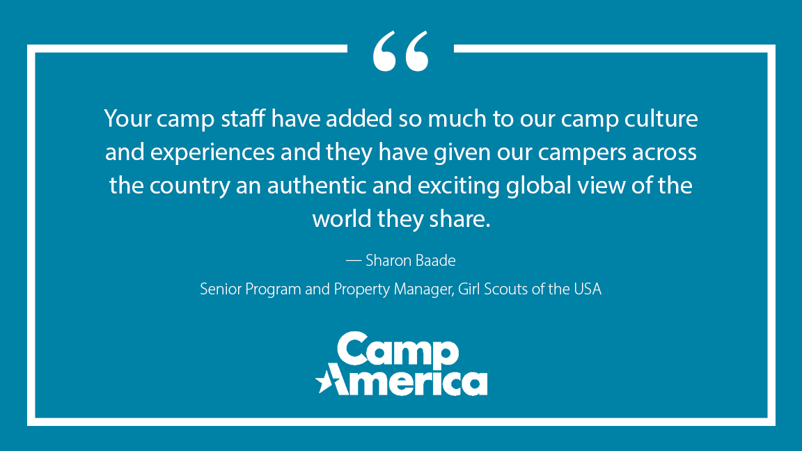 Cultural exchange programs like Camp America impact a camp's own culture! #SaveJ1