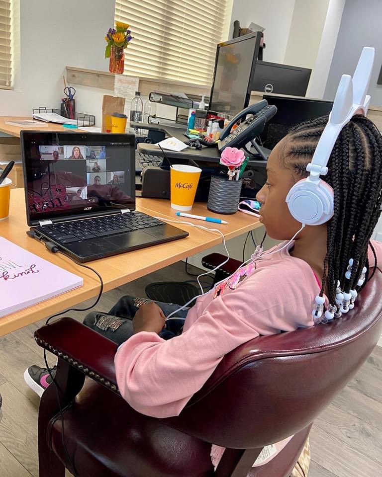 My grand baby 1st day of school at a new school and a new way of life <a href="/lassellevvusd/">Lasselle Elementary</a> #vvfirstdayofschool20 #fifthgradeherewecome