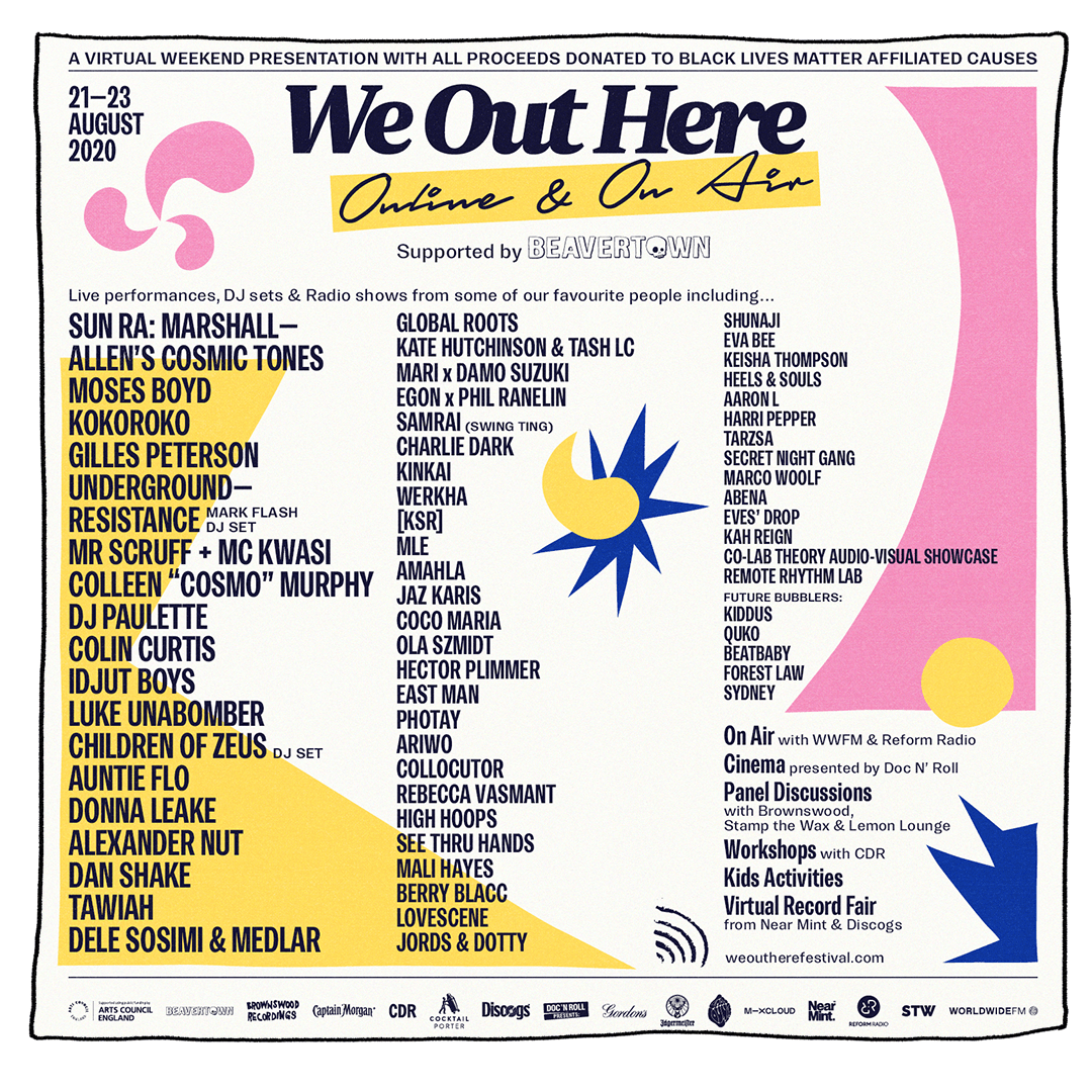 Get the glitter out because 2020 festival season has finally arrived!

We're supporting <a href="/weoutherefest/">We Out Here Festival</a> to bring the best of fest, right to your front room. With a spectacular line up, 21 - 23 August is not to be missed!

Sign up here: weoutherefestival.com