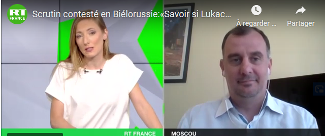 rsistons's tweet photo. Entretien pour RT France sur le mouvement contestataire en #Biélorussie avec Alexandre #Latsa
https://t.co/mbkl4jcMwT https://t.co/P9zHYuWge1