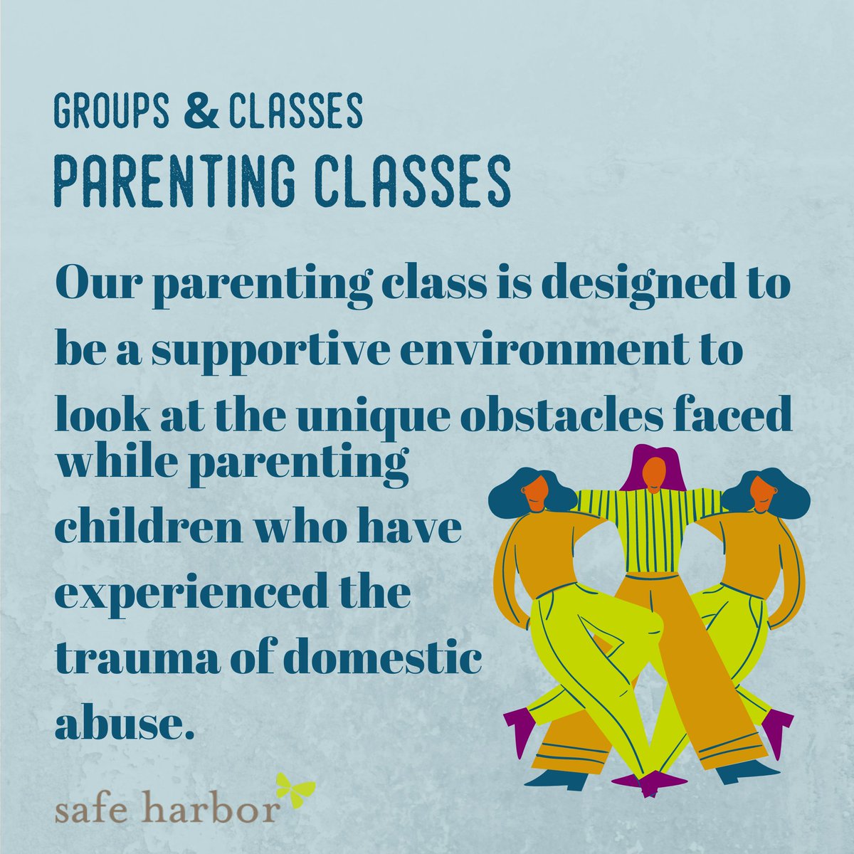 SafeHarborInc's tweet image. Safe Harbor offers survivor support groups as well as classes for survivors to learn more about the cycle of violence and how to parent their children in the wake of domestic violence.

For more information about these groups and classes visit safeharborsc.org/support-groups…