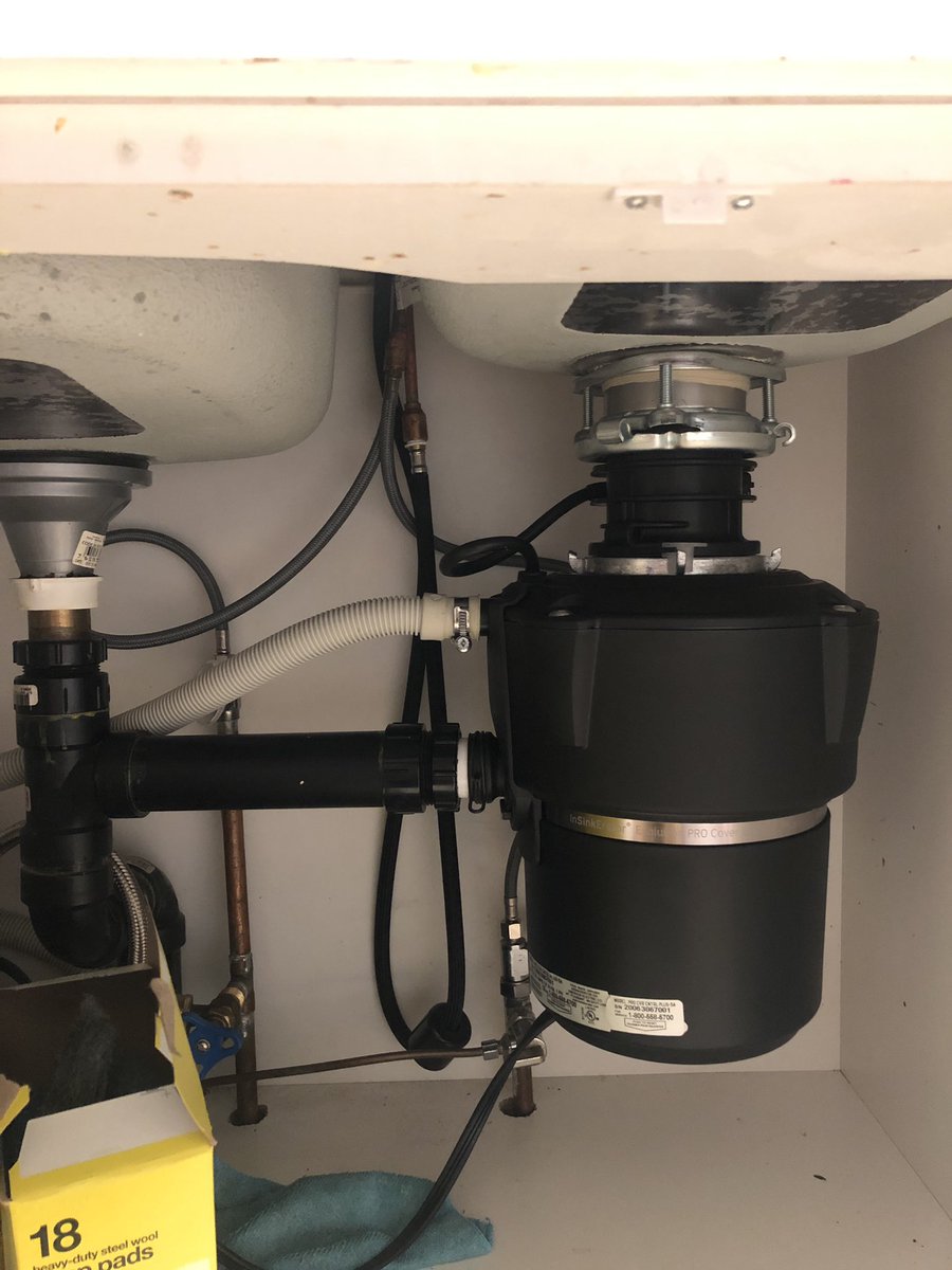 sam_theplumber's tweet photo. Garburator, After and before pics.
InSinkErator Pro CC is out go-to unit. Multi blade, quiet, 7/8hp and a 9 year warranty.
#SamThePlumber🛠
#CustomHomes
#Garburator
#Oakville
#Plumber https://t.co/IMLw1KOait