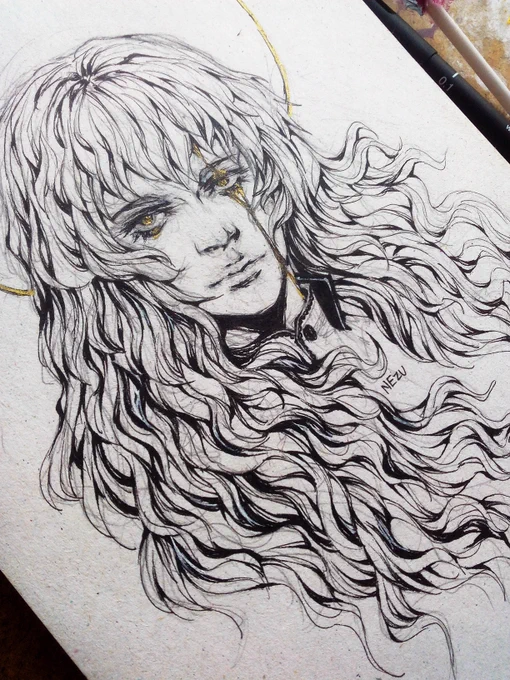 I drew Griffith once #Berserk 