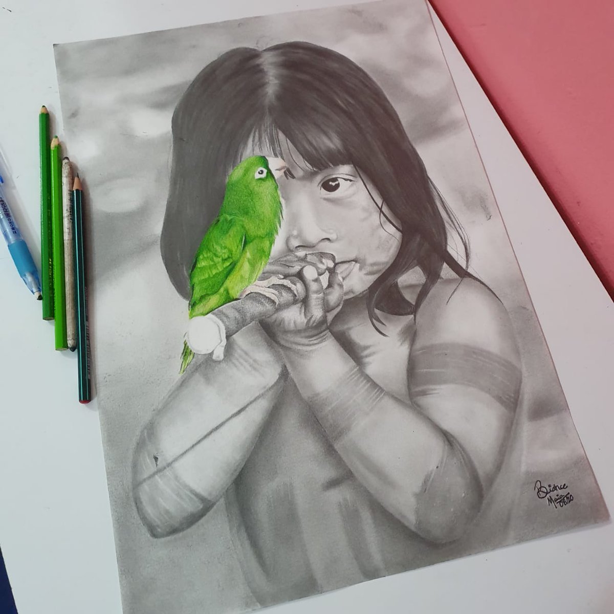 BianceMaia's tweet photo. Primeiro desenho em A3 pra vocês. https://t.co/6DpVPlcfLI