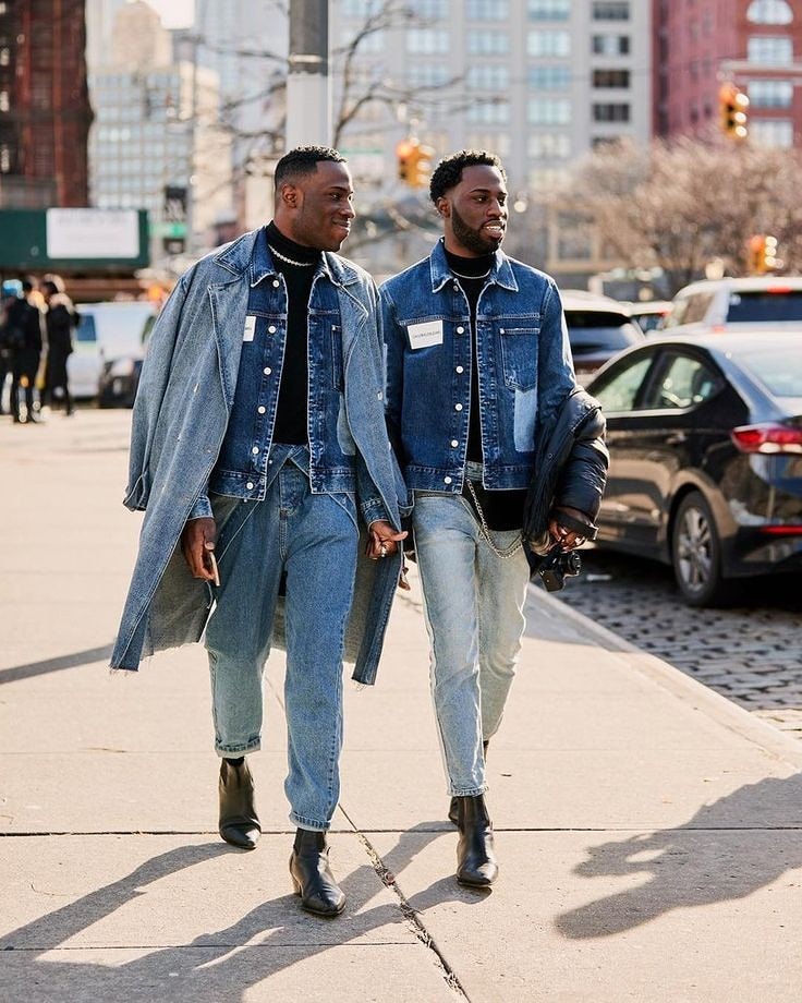 Denim never goes out of style @StyleScoop @instyle @FbloggersUK @FashionWeek #fashionformen #fashionmusthave #StreetStyle #menswear