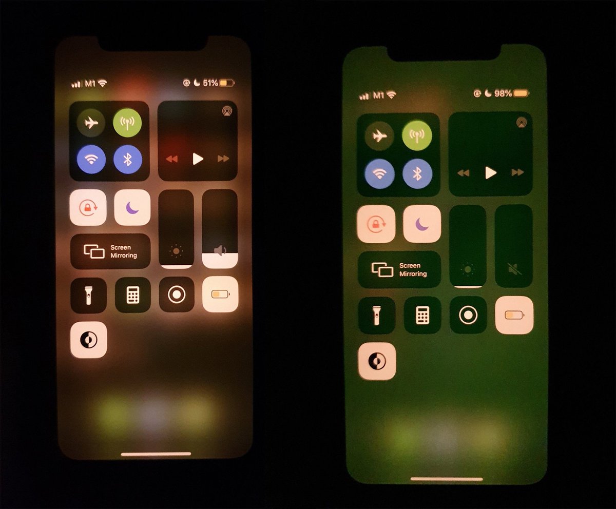 appltrack's tweet photo. iOS 13.6.1 corrects the ‘green tint’ display issue and system storage bug https://t.co/Mikn84dWkm https://t.co/YiwdM0kjXT