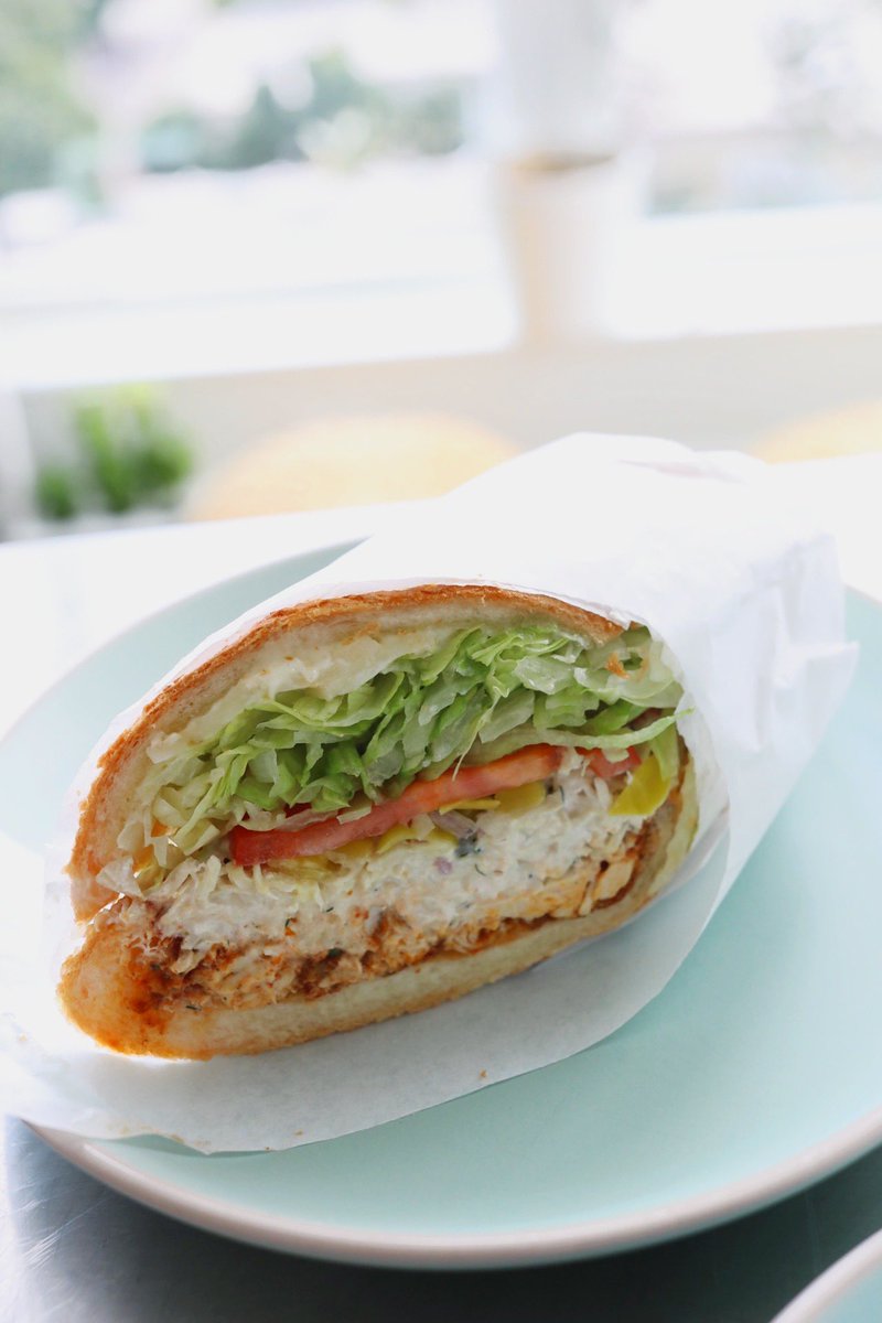 making our way through the deliciously creative menu at Break Bread Sandwich Shop in Portland’s Pearl District #pdx