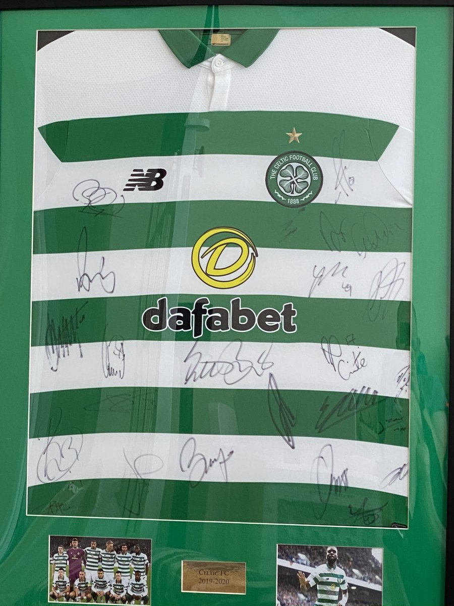 For a chance to win signed Celtic Tops framed by <a href="/ProperDisplay/">Proper Frame Displays</a> at £5 a shot and raise money for <a href="/whiteleysayr/">Whiteleys Retreat 🦉</a> - donate with your name at paypal.me/climbingforwhi… - first up 9 in a Row champions <a href="/ETimsNet/">E-Tims</a> <a href="/20MinuteTims/">20 Minute Tims</a> <a href="/celticrumours/">Celticunderground</a> @TheCelticWiki <a href="/CelticFC/">Celtic Football Club</a> <a href="/ScottBrown8/">Scott Brown</a> <a href="/plyons45/">Paul B Lyons.</a>