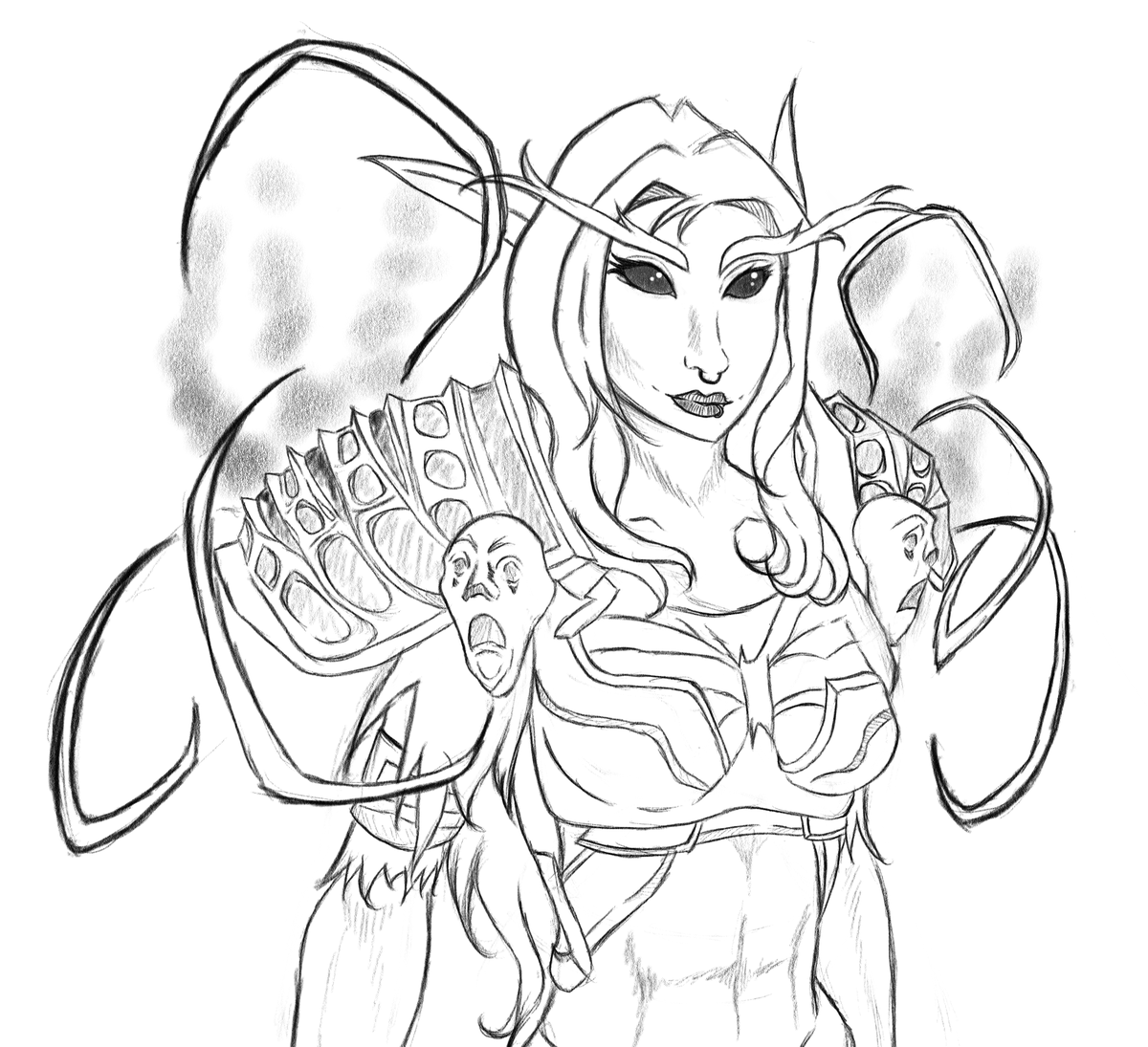 ChokedEstuary's tweet photo. I drew my friend and guildie's Druid!! 

#worldofwarcraft https://t.co/XldZrulBcO