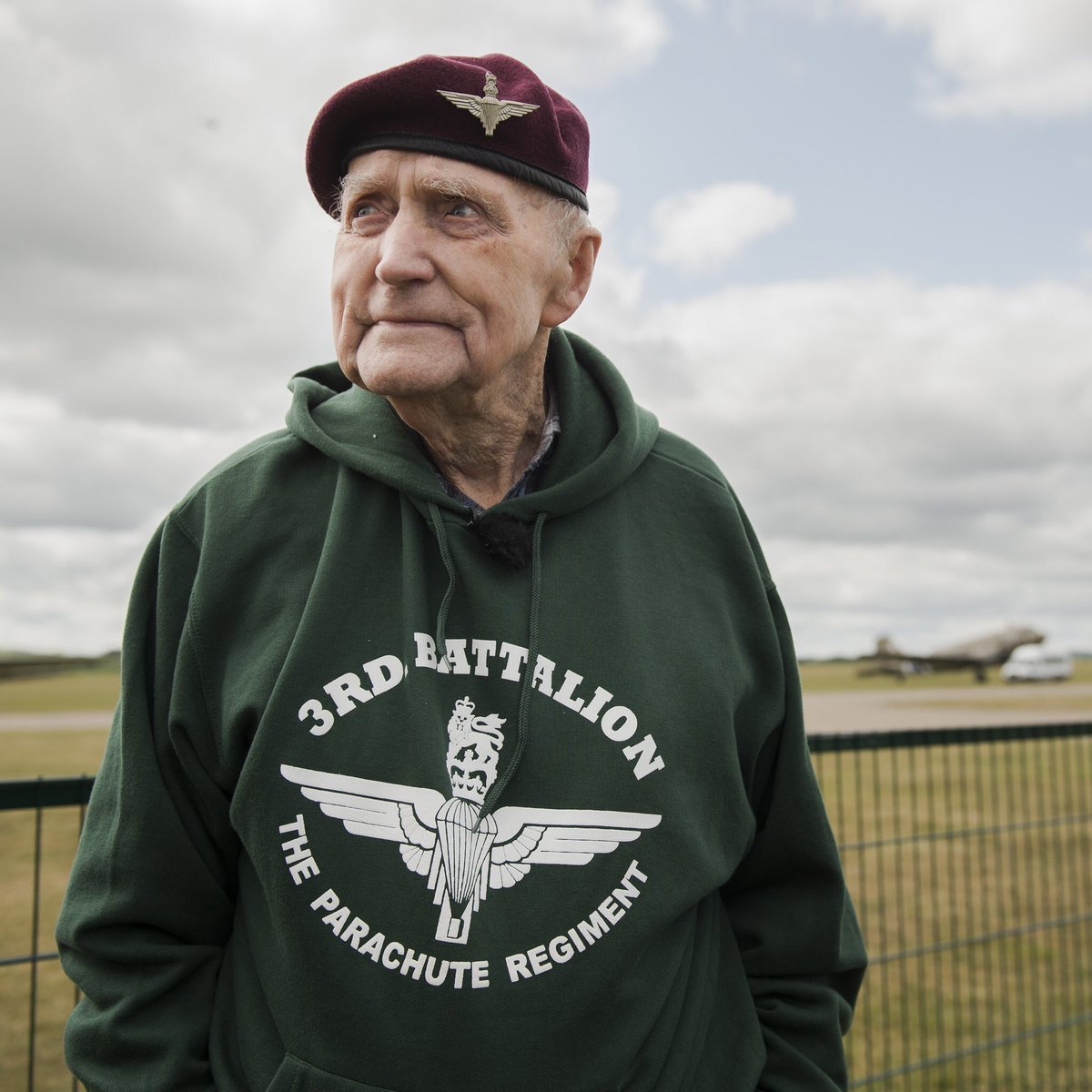 PRA_Airborne's tweet photo. I am very sorry to say that we lost another good man today. Jock Hutton, 13 Para veteran of Normandy, 3 Para veteran of Palestine and Rhodesian SAS SSM fought to the end. RIP Jock. https://t.co/S992zlATqv