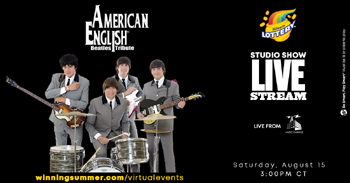 Step back in time! On Saturday, August 15th, at 3pm CT, The Beatles tribute band, @americanenglishtribute, will perform live on WinningSummer.com/virtualevents from @MusicGarageChicago. Rock out to some classics and share your #WinningSummer live stream moments with us!