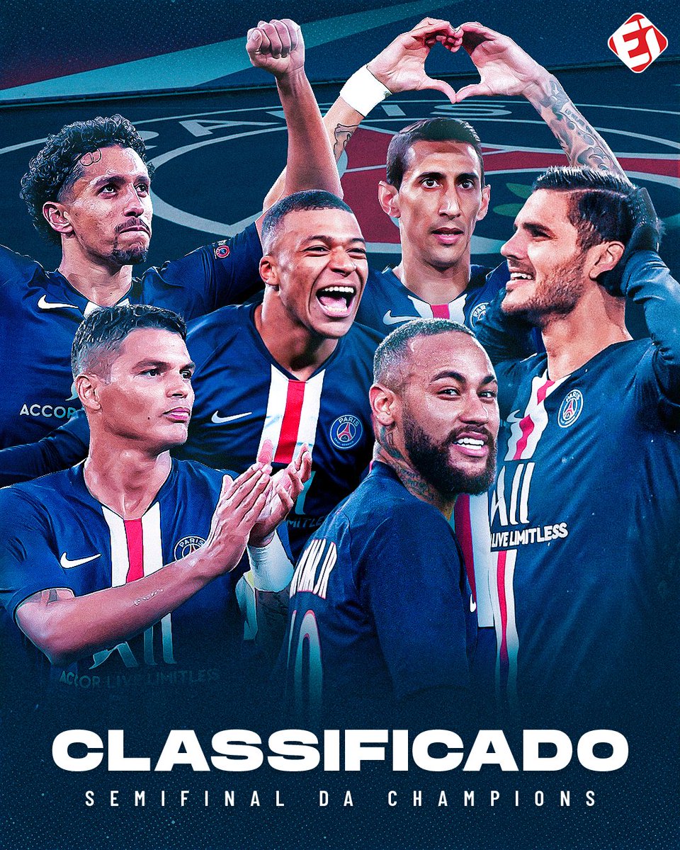 TNTSportsBR's tweet photo. COM UMA ATUAÇÃO ABSURDA DE NEYMAR E MARQUINHOS E COM UMA VIRADA ABSURDA NO FINAL DE JOGO, O PSG ESTÁ NA SEMI DA CHAMPIONS LEAGUE!!! VITÓRIA INCRÍVEL EM CIMA DA ATALANTA POR 2X1 #CasaDaChampions #SuperAgosto https://t.co/DJUiMALVoy