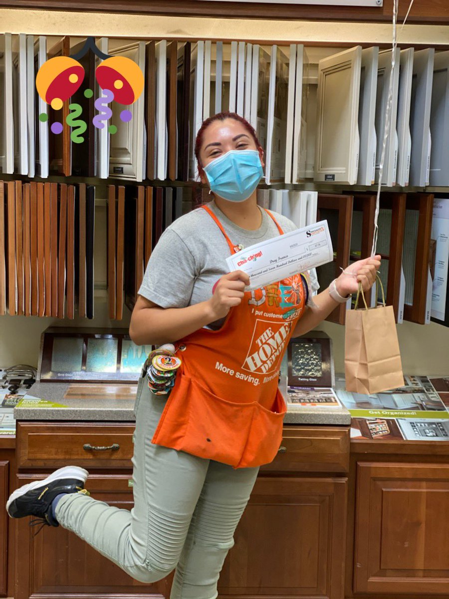 Way to go Drey!!!! $7,258 Granite countertop and backsplash Lead sold☺️.Thank you Drey taking care of our customers ..#Hurricanes#teamsquirel