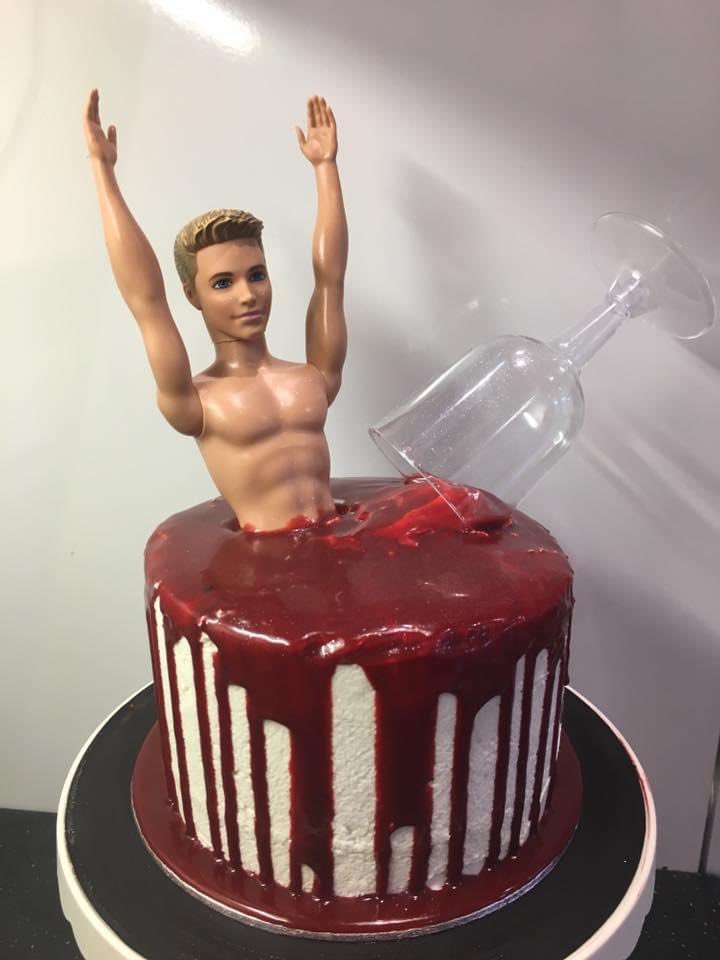 DrTimothyEden's tweet photo. So today my snazzy bamboo birthday socks went down well along with a throwback to the best ever cake made for me - the #PinotGuy courtesy of the talented @penny_josephine ππ· https://t.co/3fEVDKGGVs