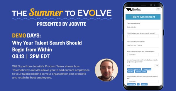 Are you adding current employees to your talent pipeline? Join us for our Demo Day to see how it's done.  tinyurl.com/y6ghqk6l