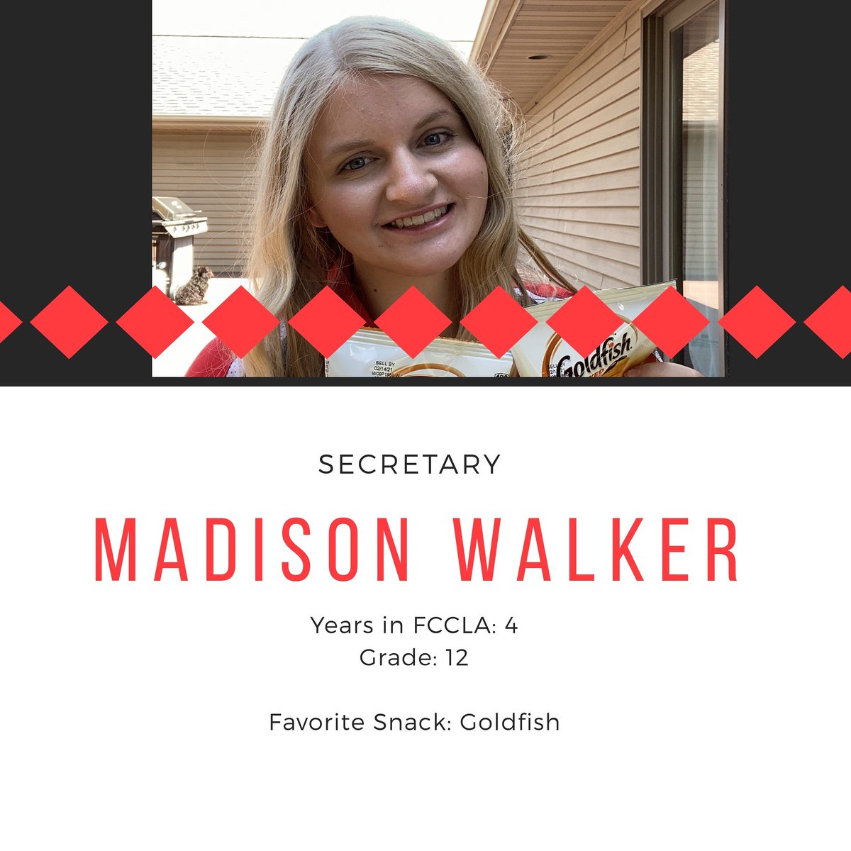 rowva_fccla's tweet photo. It's time to meet our 2020-2021 Secretary, Madison Walker! #rowvafccla #rowvastrong #ilfccla ❤️🌹 https://t.co/O9mk3ydqow