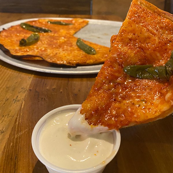 Here's another thought provoking question - do you dip your pizza in ranch dressing?  Let's hear it!