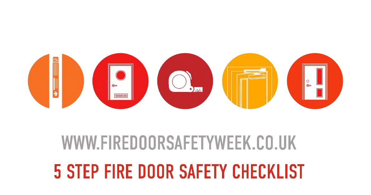 Never neglect, always inspect! The correct specification, maintenance and management of fire doors can be the difference between life and death for building occupants. Use our 5-step Fire Door Safety Check to inspect the fire doors in your building:

bit.ly/30L6AB8